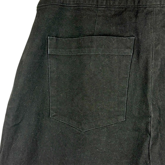 Spanx Slimming Pull on Pants Black Office Career Ankle Wide Leg. Size Large - Picture 6 of 11